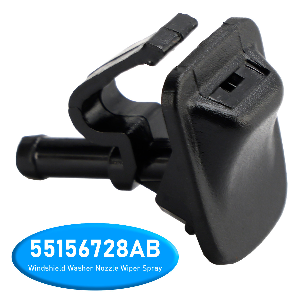 2002-2012 Jeep Wrangler JK T Windshield Washer Nozzle Wiper Spray 55156728AB Generic