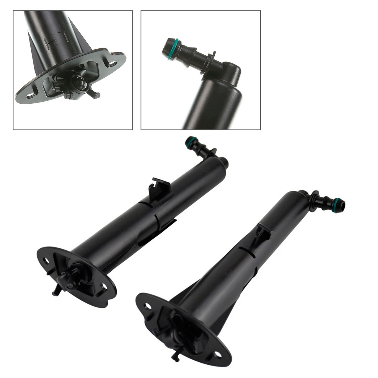 2010-2018 Rolls-Royce Ghost 2Pcs Front Right Headlight Washer Jet Spray Cover 61677244960 Generic