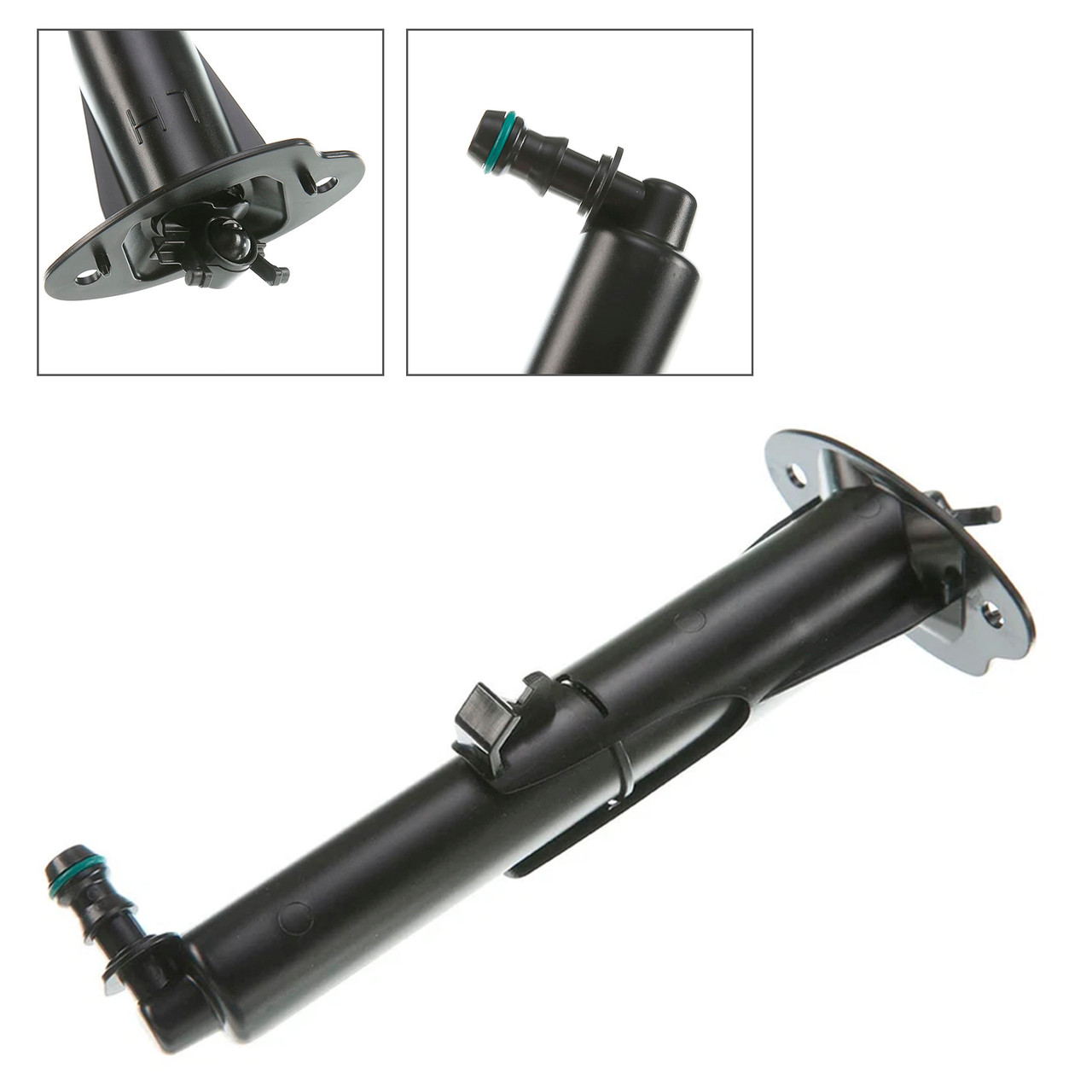 2015-2017 Porsche Cayenne 1 Pair Front Headlight Spray Washer Nozzle 95862816110 95862816210 Generic