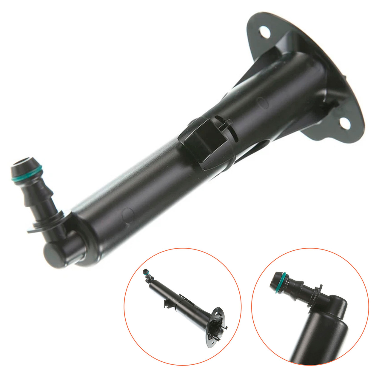 2015-2017 Porsche Cayenne Front Headlight Spray Washer Nozzle Left 95862816110 Generic