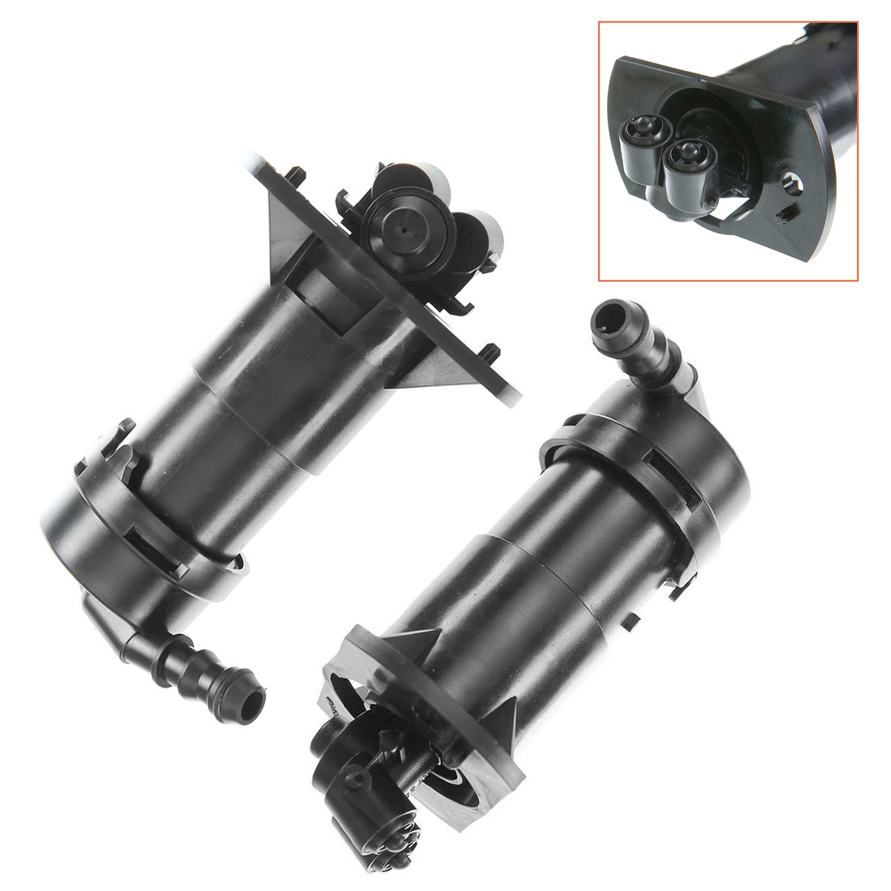 2004-2008 Audi A6 C6 1 Pair Front Headlight Spray Washer Nozzle 4F0955101,4F0955102 Generic