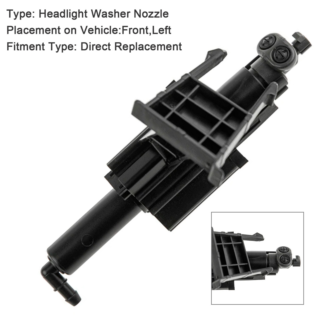 2010-2017 Ford Focus MK 3 Front Headlight Spray Washer Nozzle Left BM5113L015AC Generic