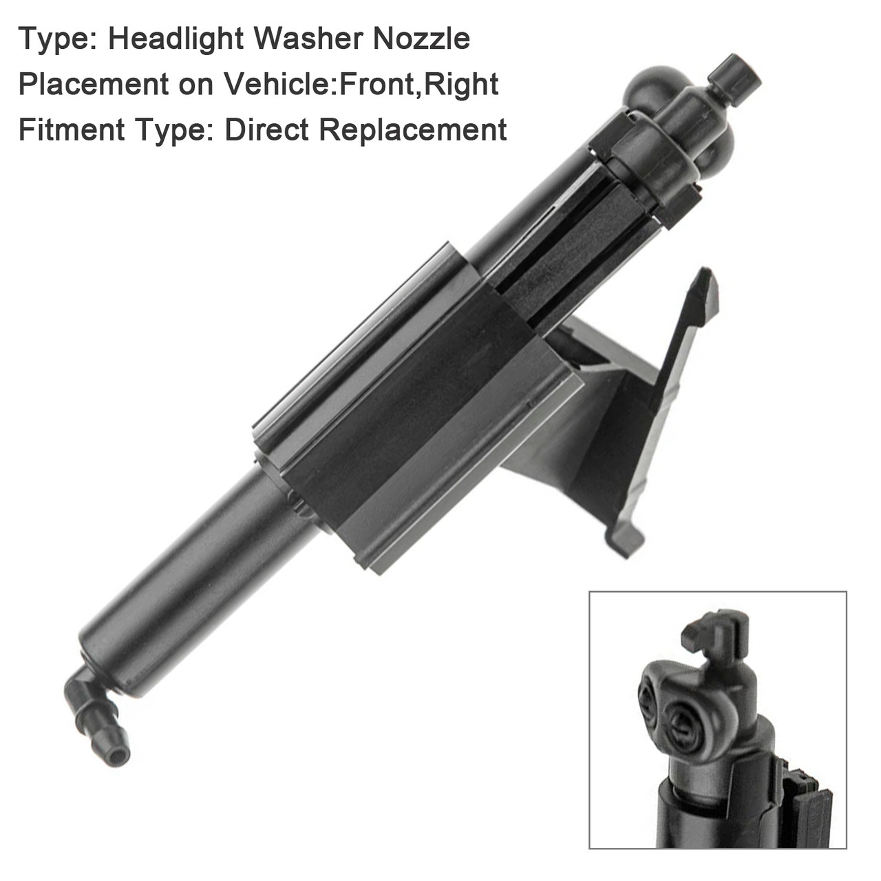 2010-2017 Ford Focus MK 3 Front Headlight Spray Washer Nozzle Right BM5113L014AC Generic