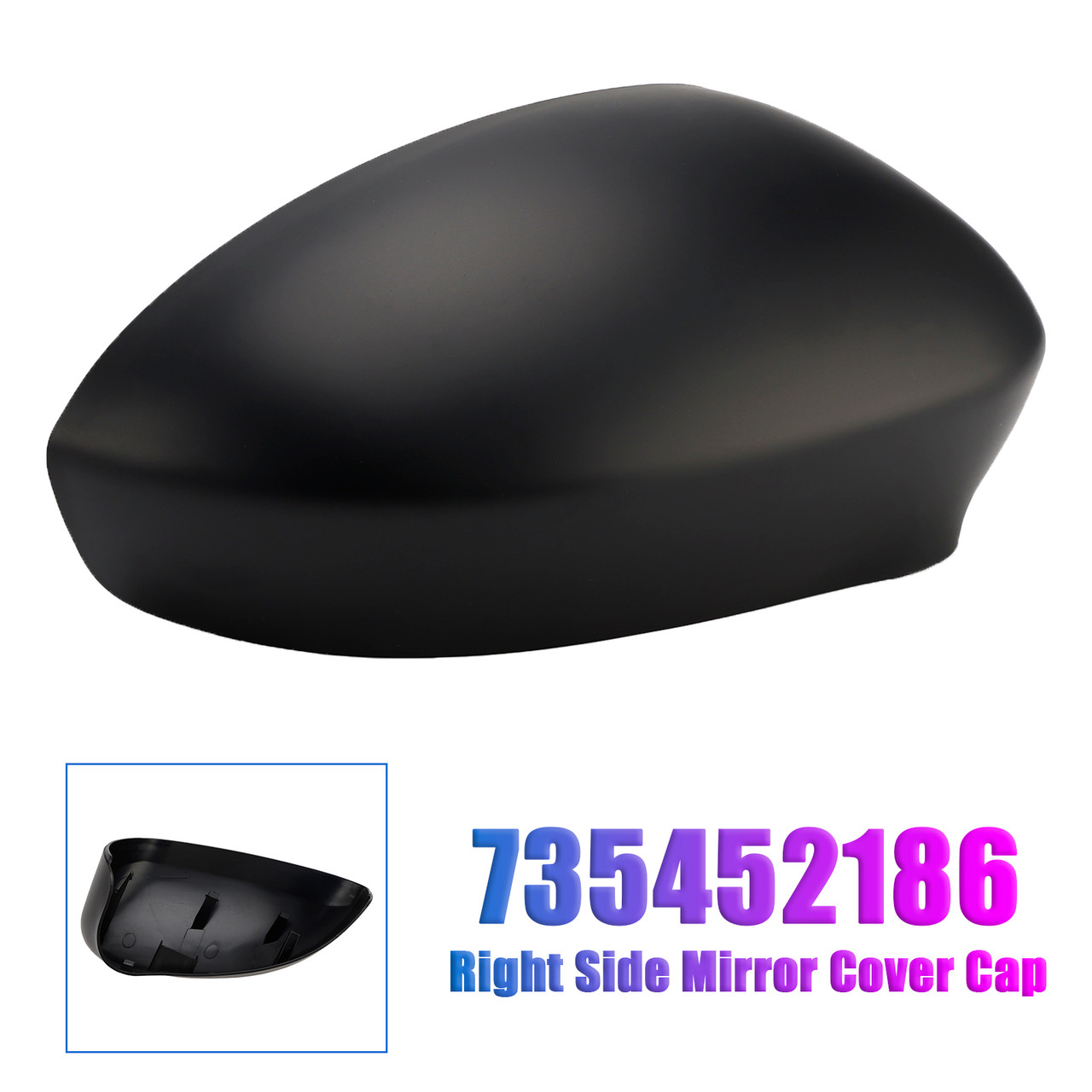 2005-2018 Fiat Grande Punto Dal Right Side Mirror Cover Cap Generic
