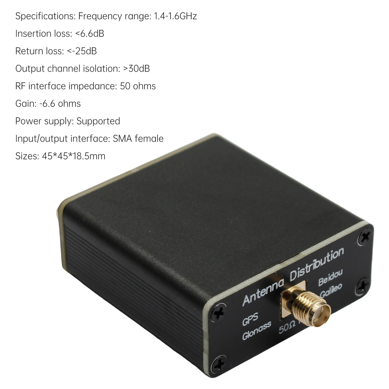 GPS GLONASS 1-to-4 Navigation Signal Antenna Antenna Splitter Power Splitter