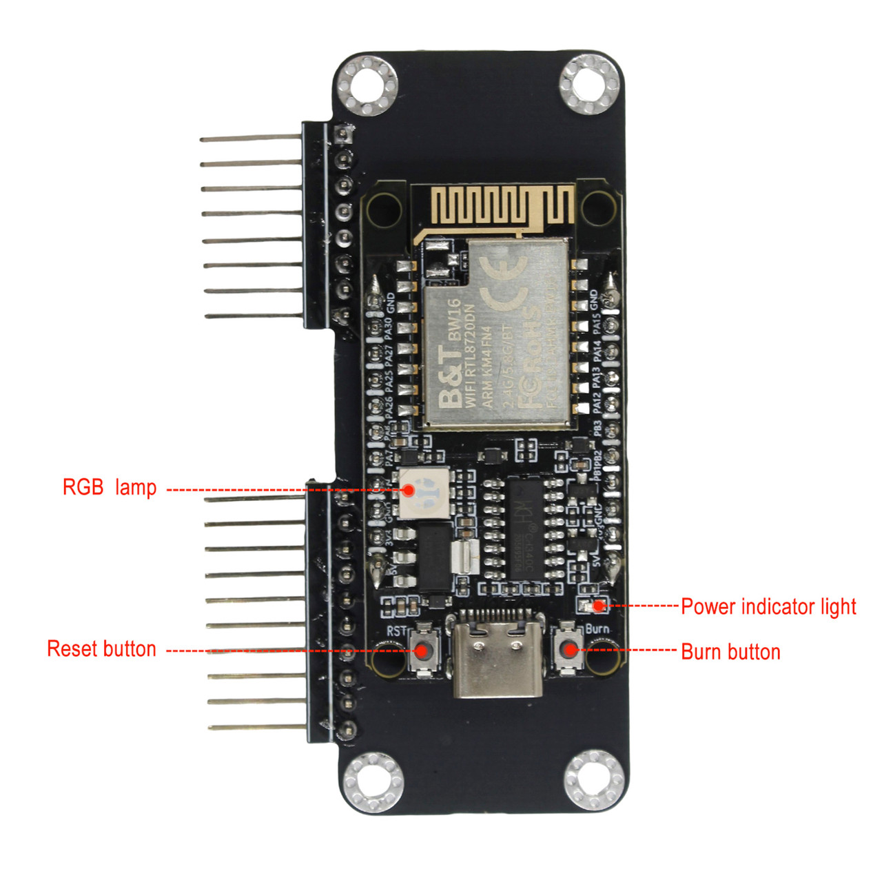 Flipper Zero 2.4G/5G WiFi Module IoT Development Board ESP32 CC1101 NRF24