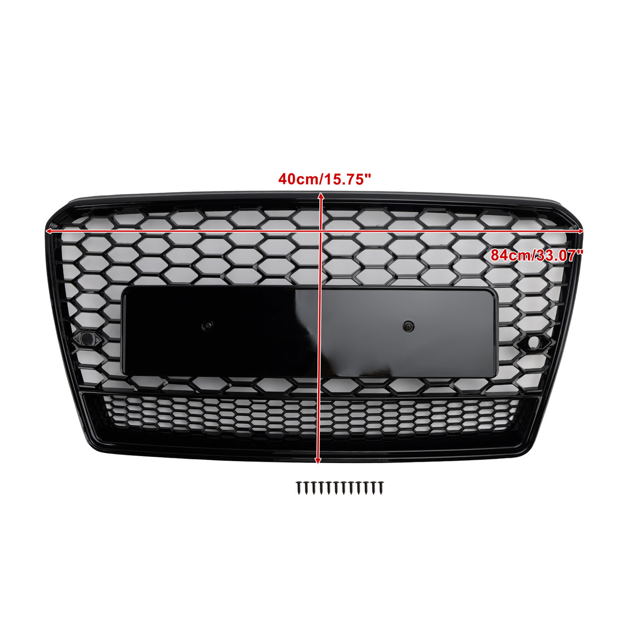 2012-2015 Audi A7/S7 RS7 Style Honeycomb Mesh Front Grille Black