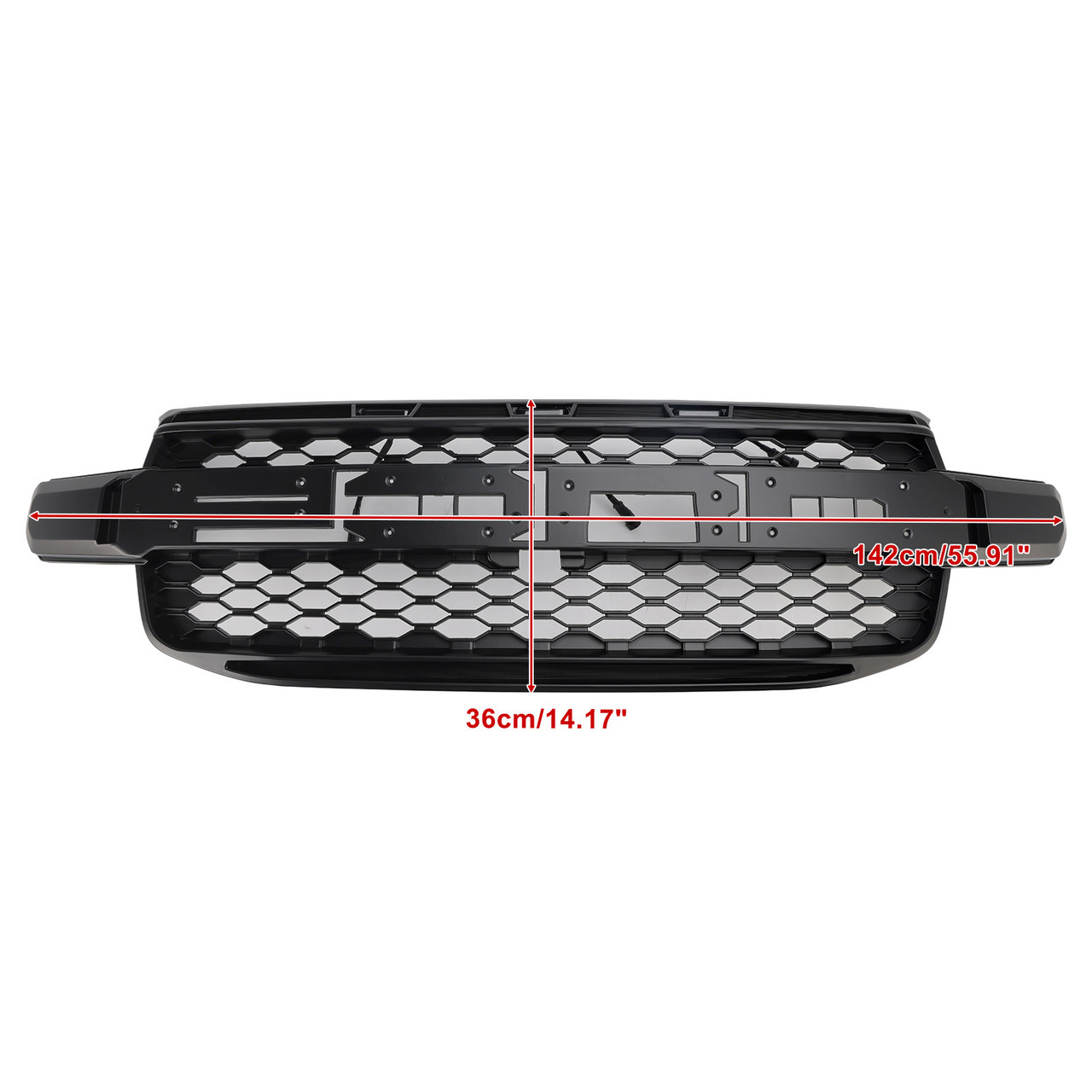 2023-2024 Ford Ranger/ Everest Next Gen T9 Front Upper Grille ( With White LED / With Letter) Generic