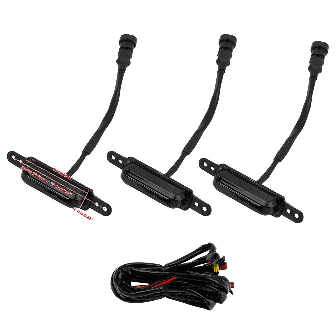 2023-2025 Ford Ranger/ Everest Next Gen T9 3PCS LED Grille Light Yellow Generic