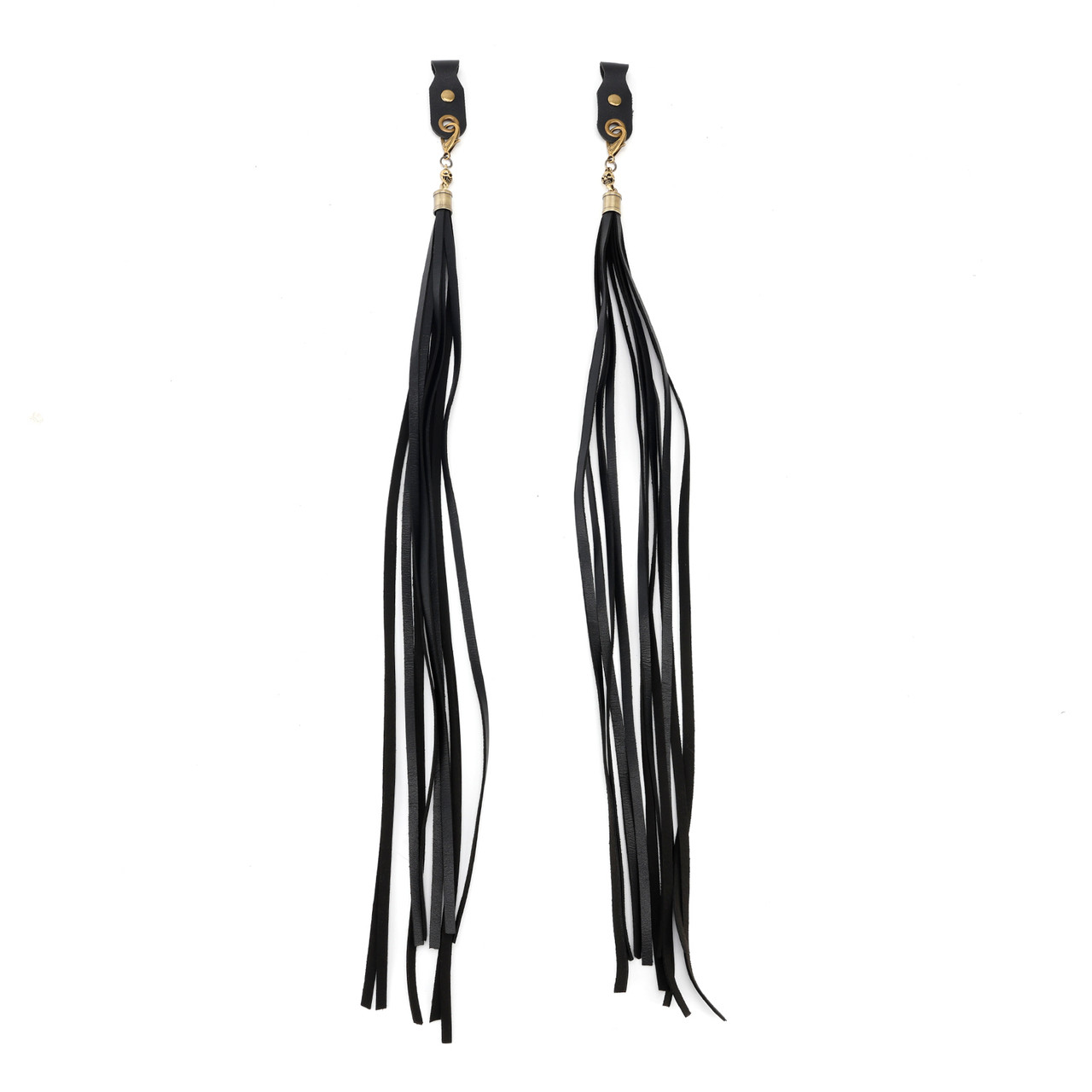 Handlebar Tassel Brake Lever Grip Decoration Black For Dyna Road Glide Road King