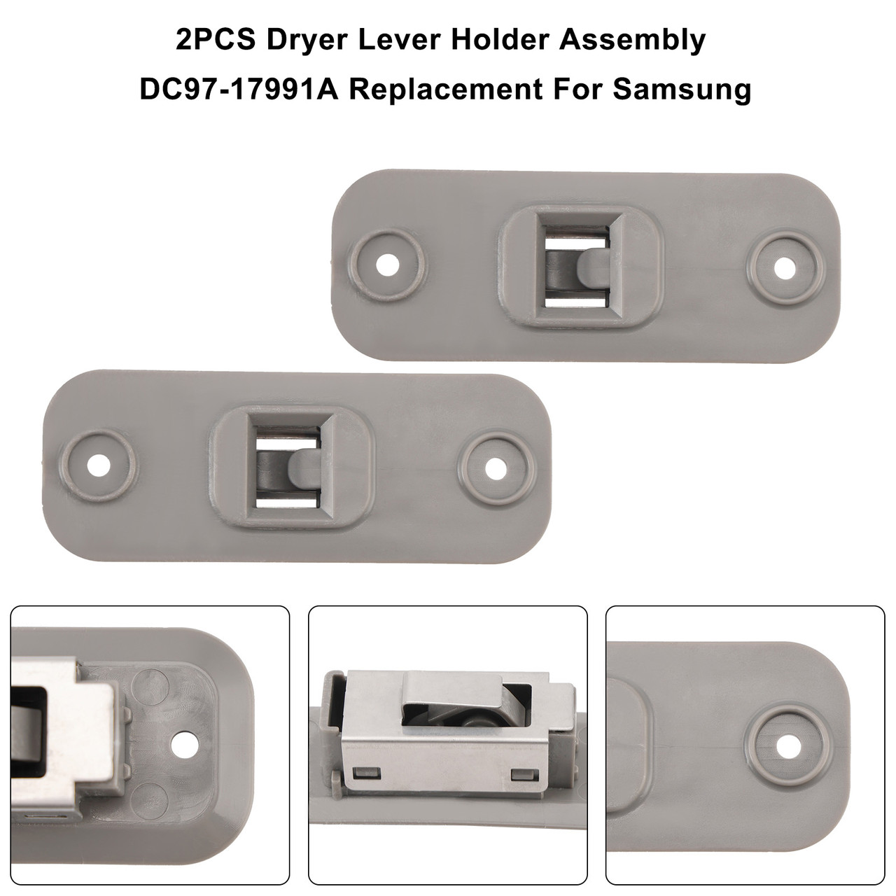 2 PCS Dryer Lever Holder Assembly DC97-17991A Replacement For Samsung Dryers