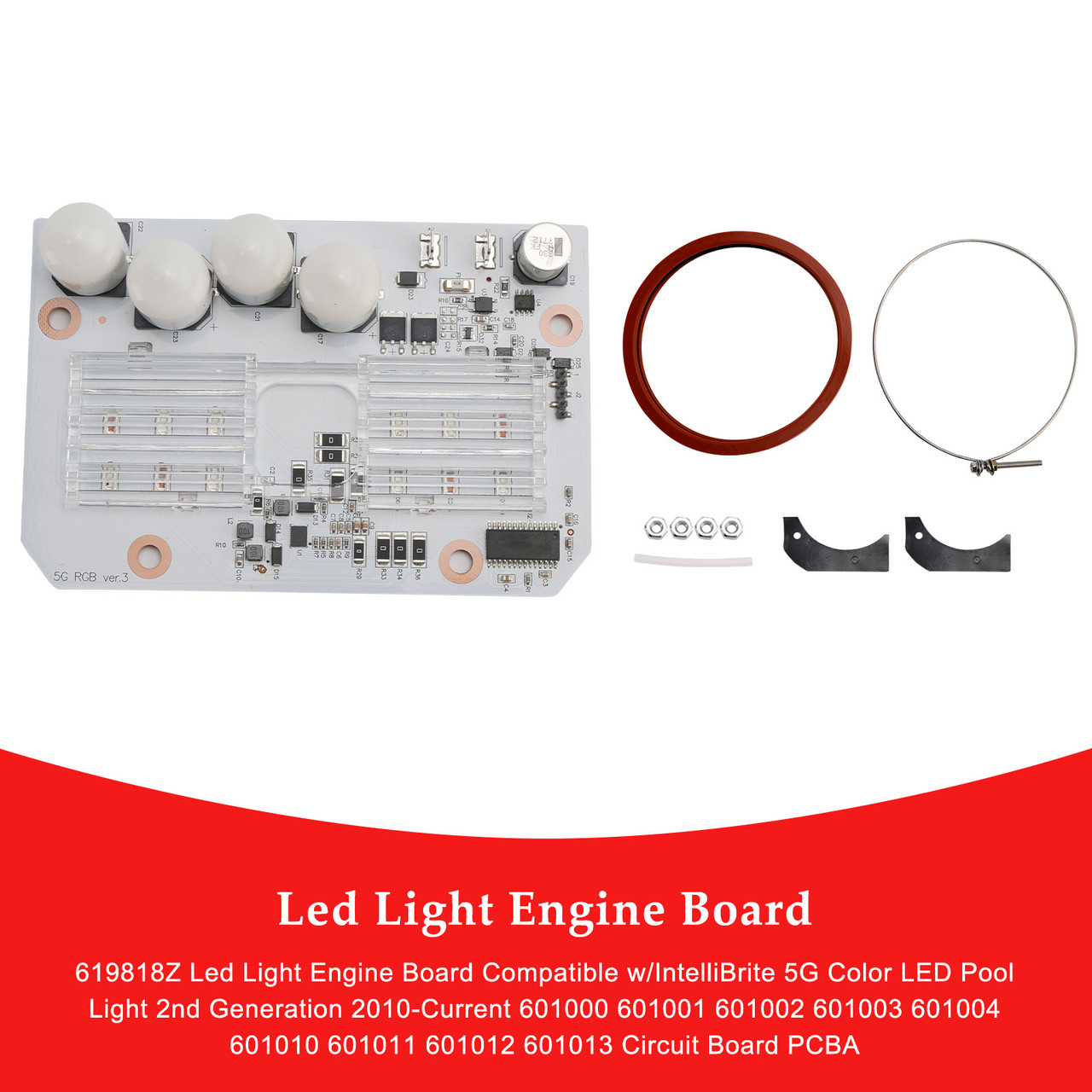 619818Z LED Light Engine Board Kit for IntelliBrite 5G Color LED Pool Light PCBA