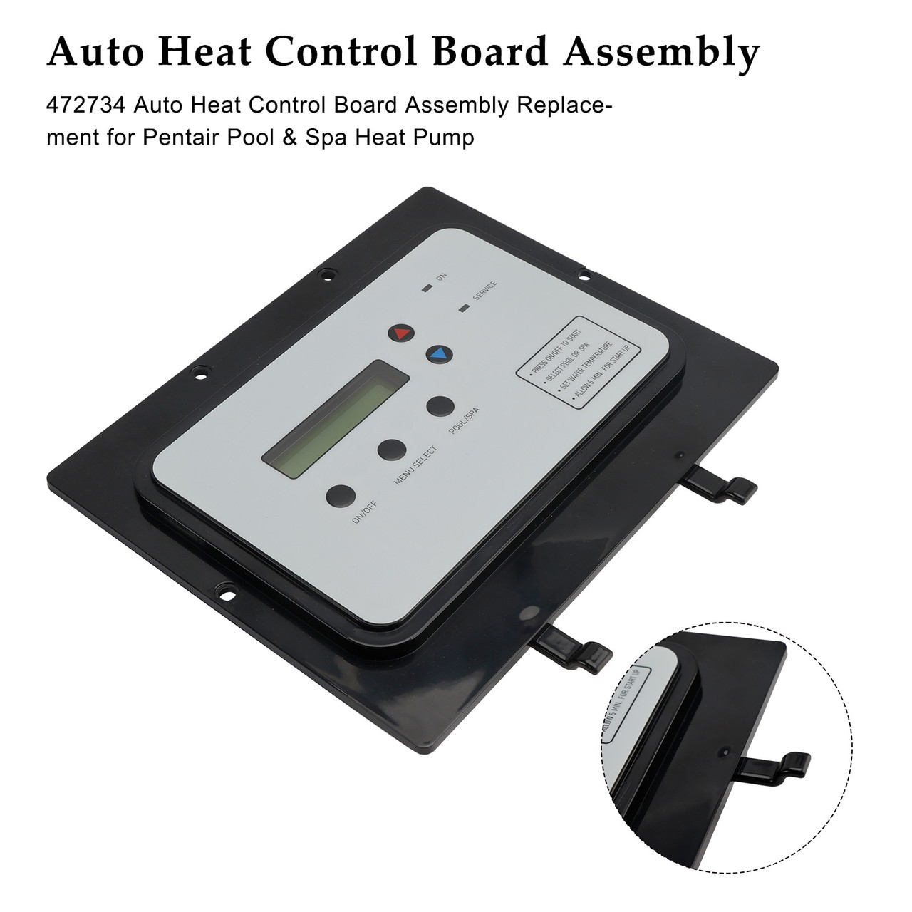 472734 Auto Heat Control Board Assembly Replacement for Pentair UltraTemp
