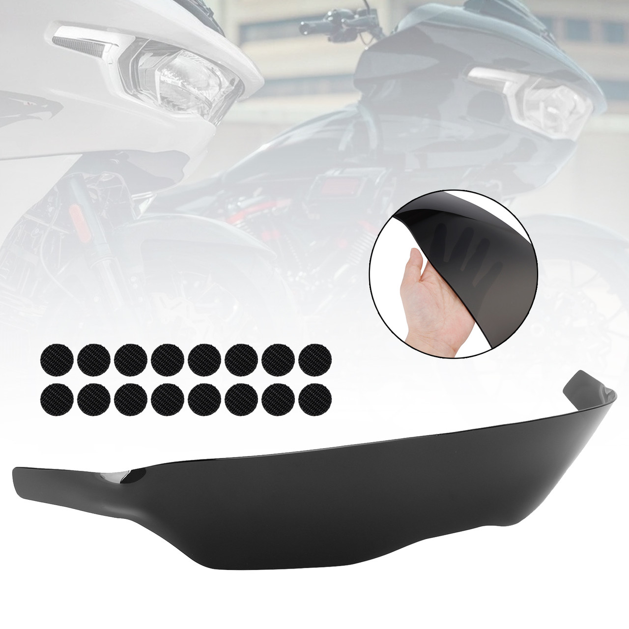 2024-2025 Touring Road Glide CVO 117 121 Front Headlight Lens Protection Cover Black Generic