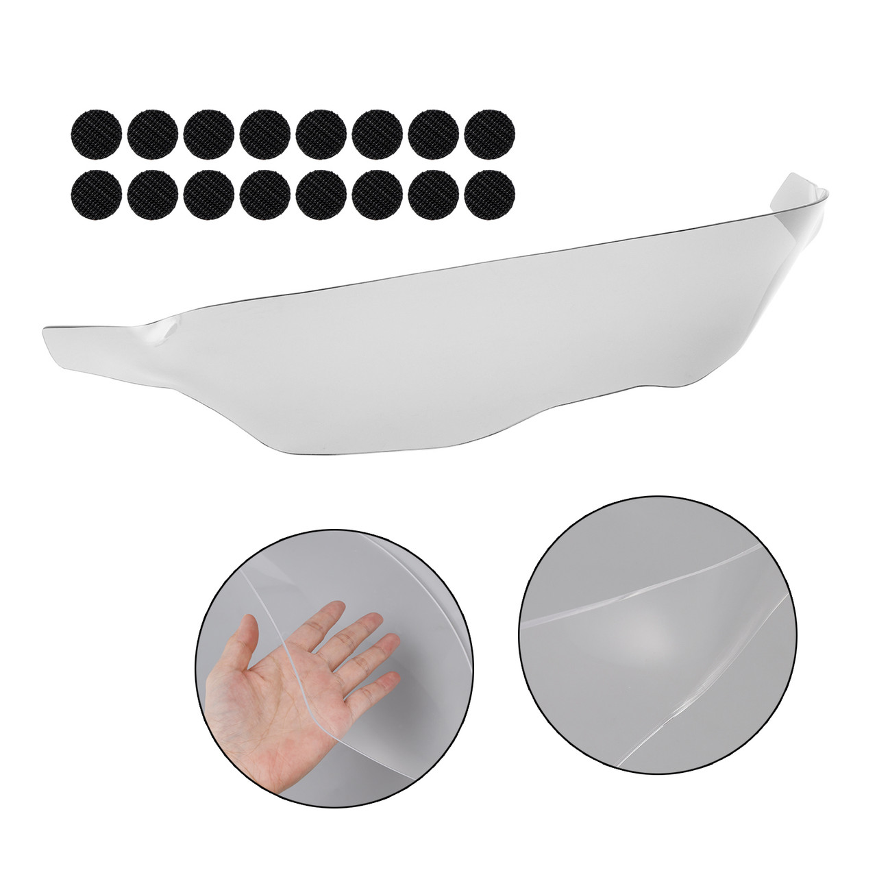 2024-2025 Touring Road Glide CVO 117 121 Front Headlight Lens Protection Cover Clear Generic