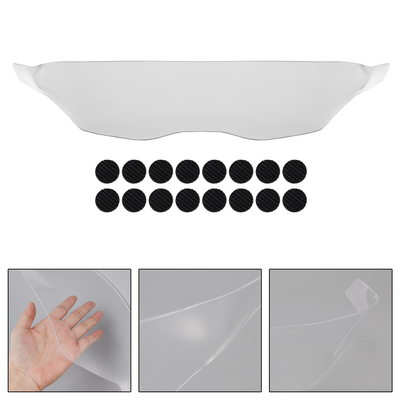 2024-2025 Touring Road Glide CVO 117 121 Front Headlight Lens Protection Cover Clear Generic