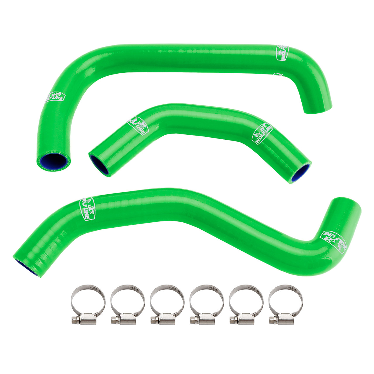 2021-2025 Kawasaki ZX-10R ZX-10RR Silicone Radiator coolant Hose kit Green Generic