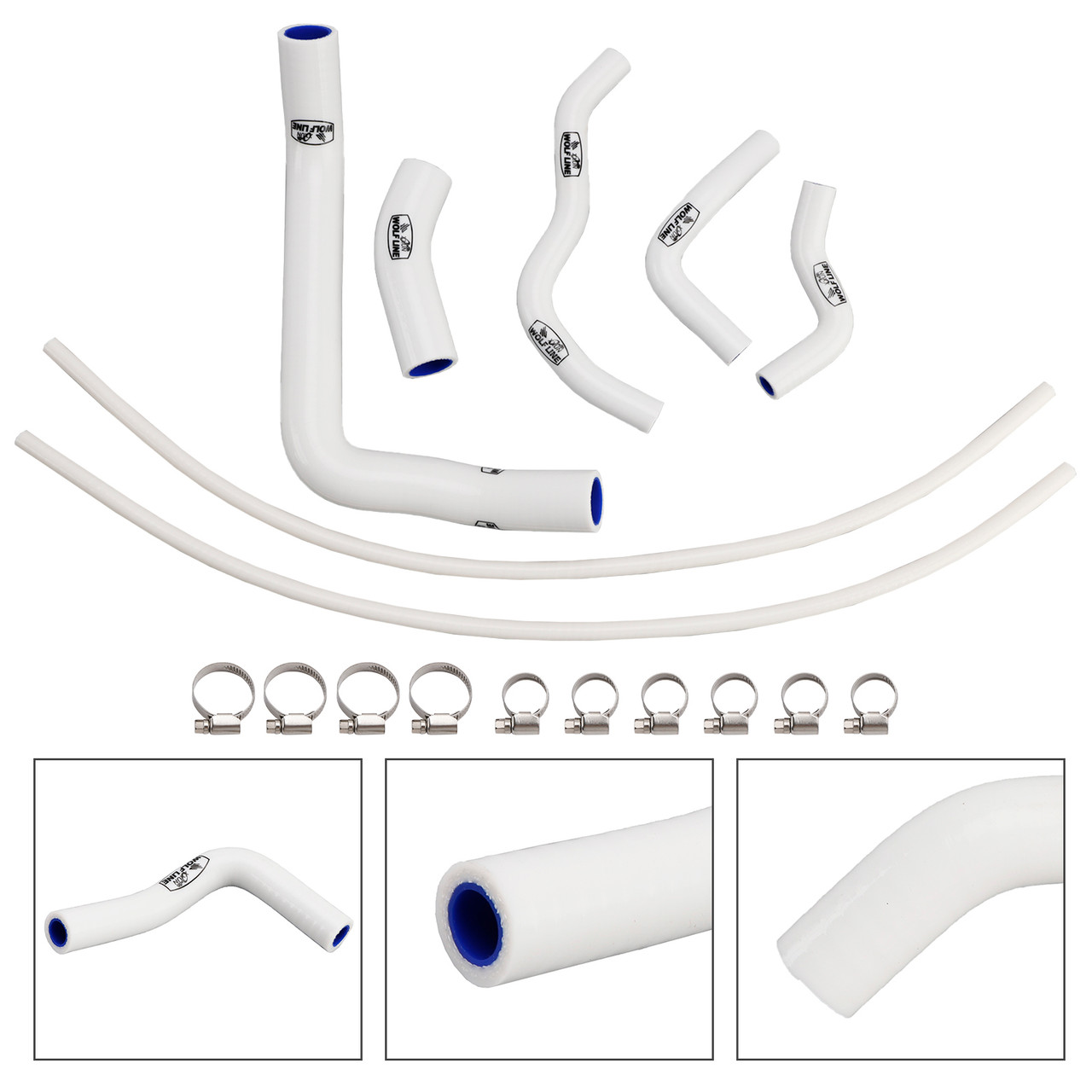 2023-2025 Suzuki GSX-8S Silicone Radiator coolant Hose kit Red Generic