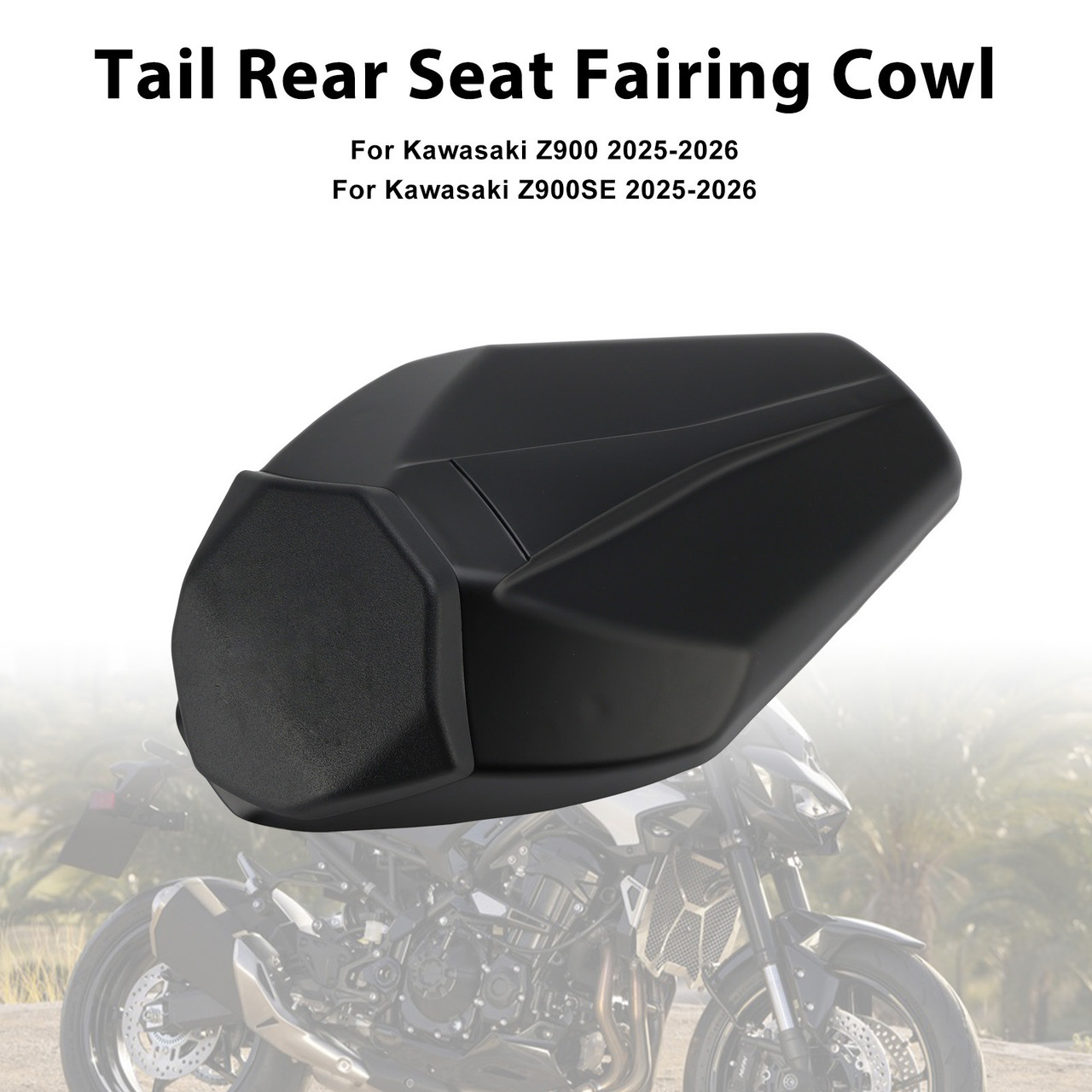 2025-2026 Kawasaki Z900 Z900SE Tail Rear Seat Fairing Cowl Green Generic