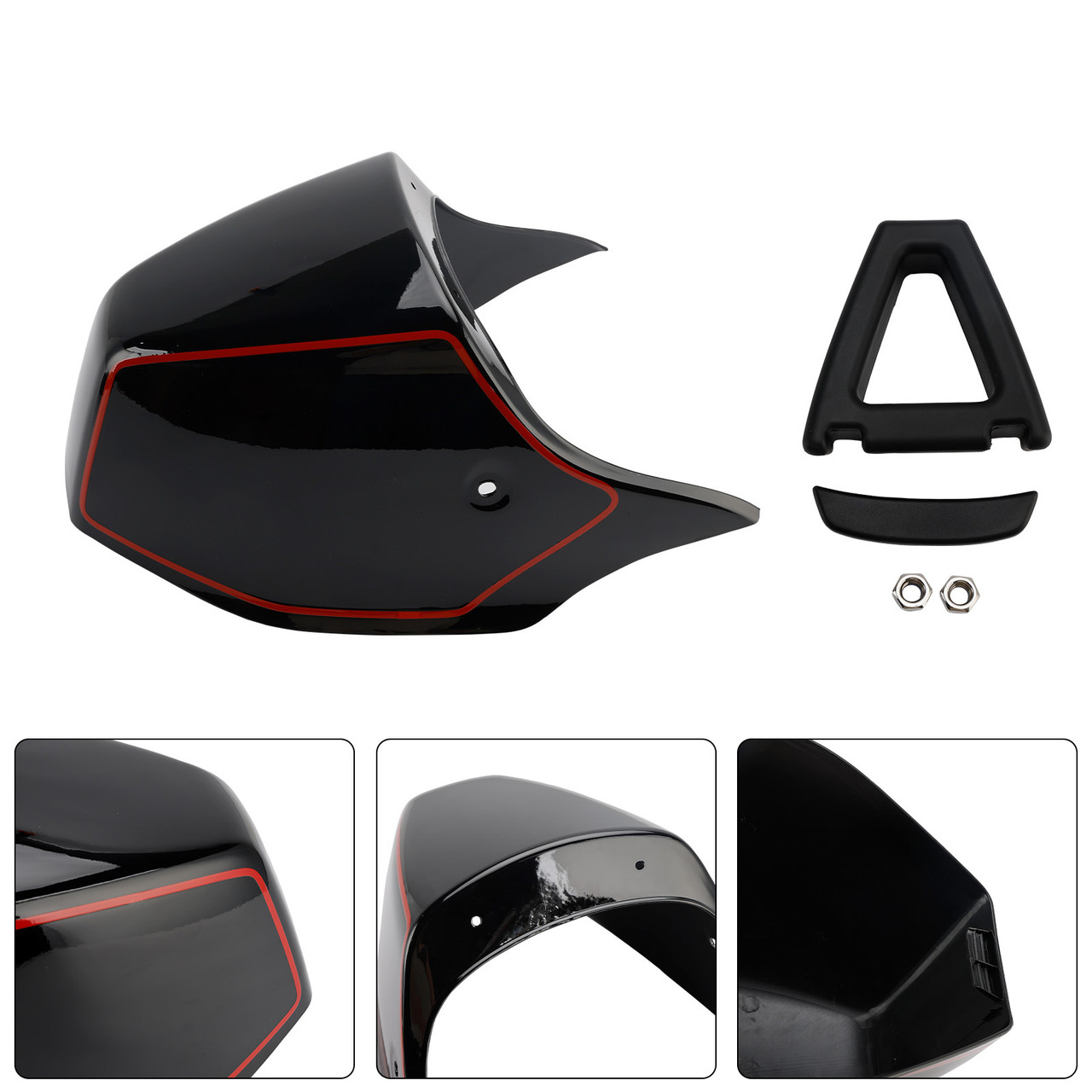 2022-2025 Yamaha XSR900 Tail Rear Seat Cover Fairing Cowl Black Generic
