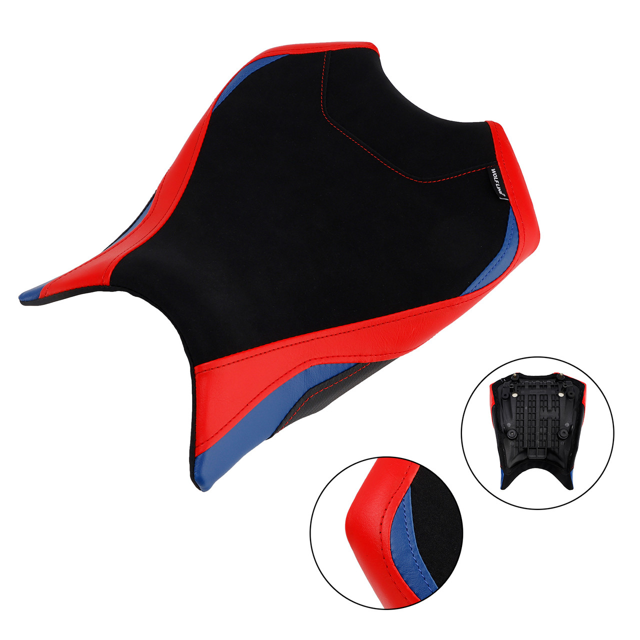 2017-2025 Honda Cbr250Rr Front Raider Seat Driver Cushion Lower Red Generic