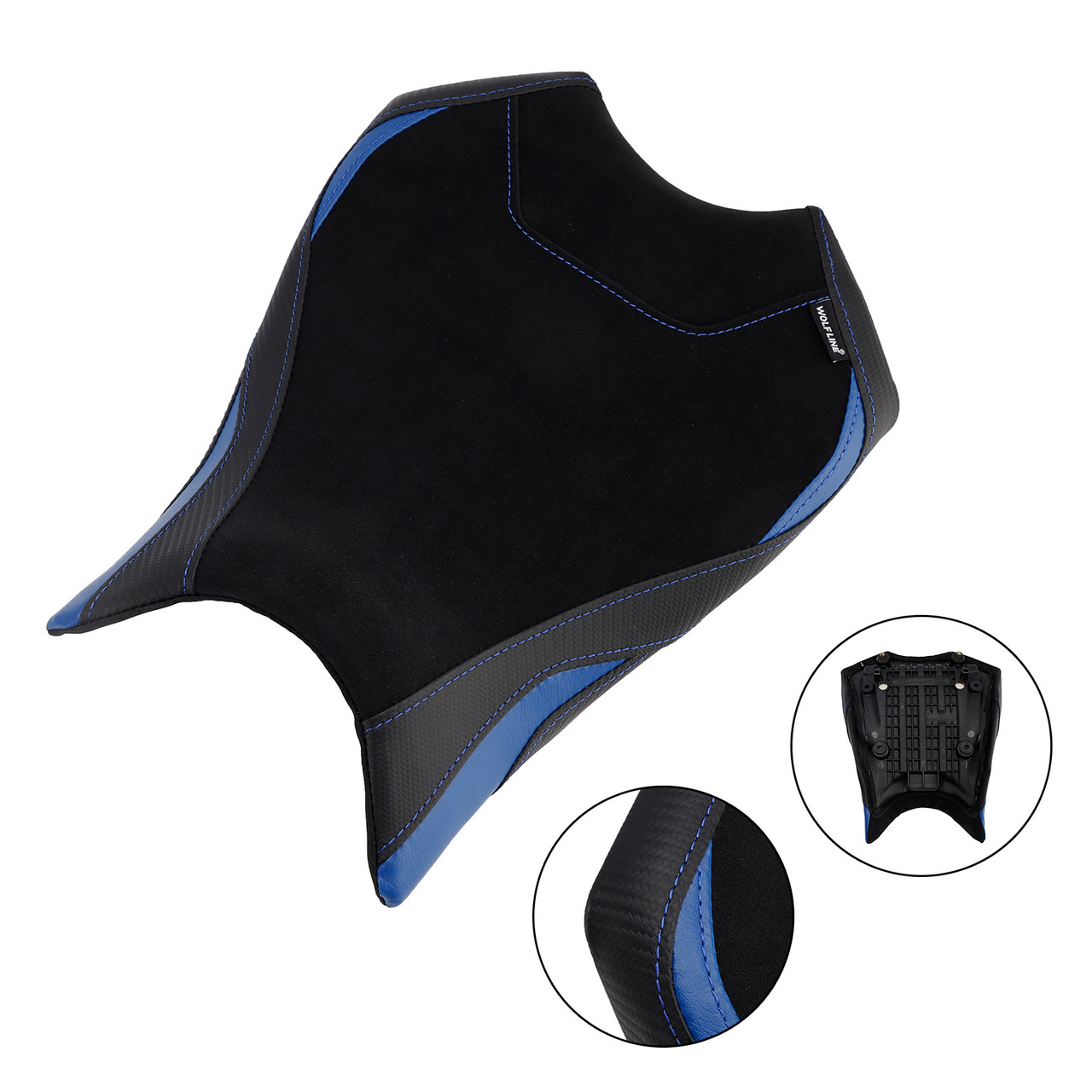 2017-2025 Honda Cbr250Rr Front Raider Seat Driver Cushion Lower Blue Generic