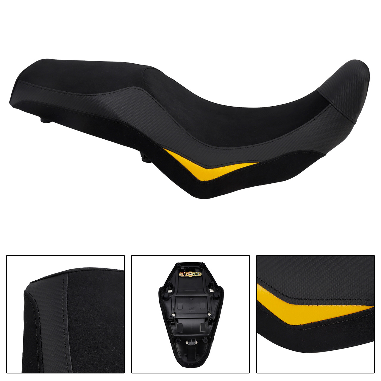 2024-2025 Suzuki V-Strom800 Dl800 Rider Passenger Seat Front Rear Lower Cushion Yellow Generic