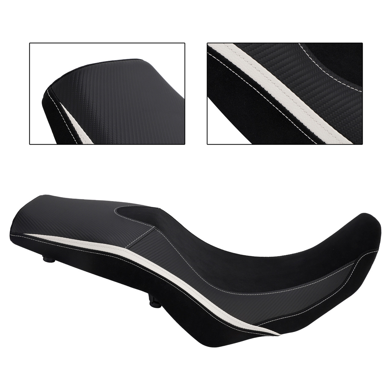 2024-2025 Suzuki V-Strom800 Dl800 Rider Passenger Seat Front Rear Lower Cushion White Generic