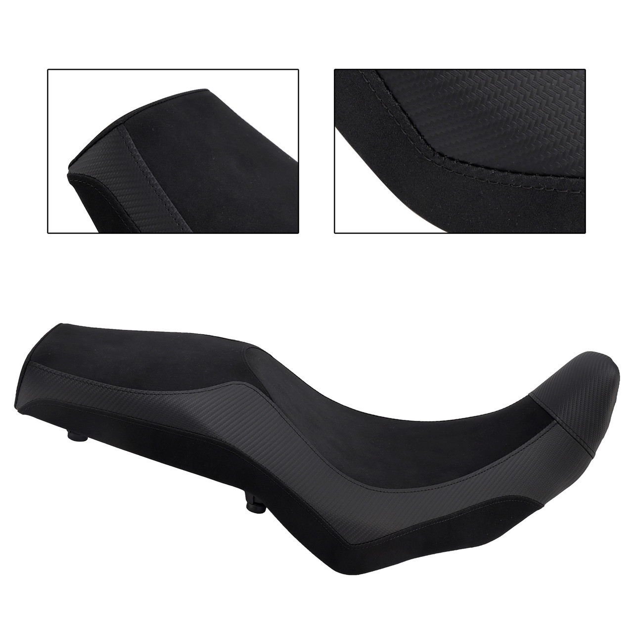 2024-2025 Suzuki V-Strom800 Dl800 Rider Passenger Seat Front Rear Lower Cushion Black Generic