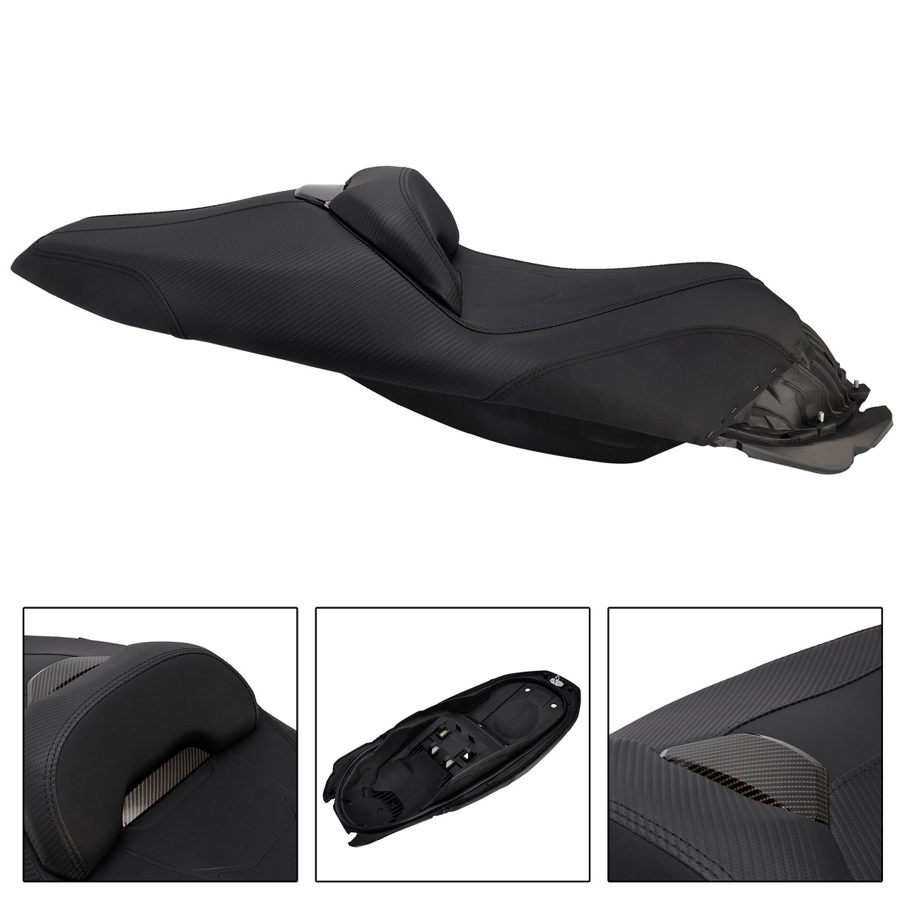 2022-2025 Honda Adv350 Rider Passenger Seat Complete Backrest Pad Black Generic