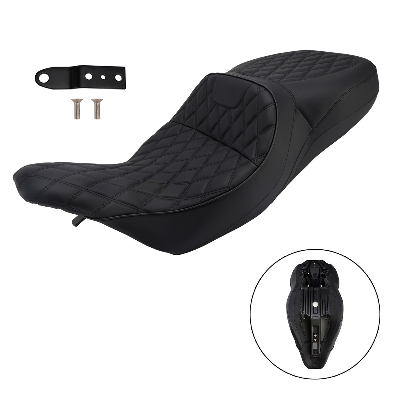 1997-2007 Touring Rider Passenger Seat Front Rear Cushion Diamond Generic