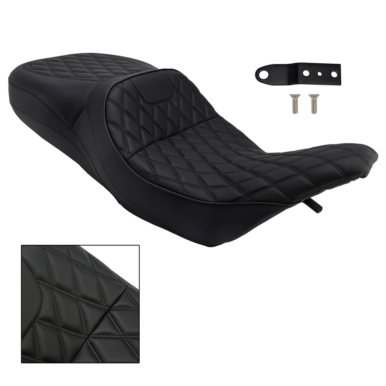 1997-2007 Road King Rider Passenger Seat Front Rear Cushion Diamond Generic