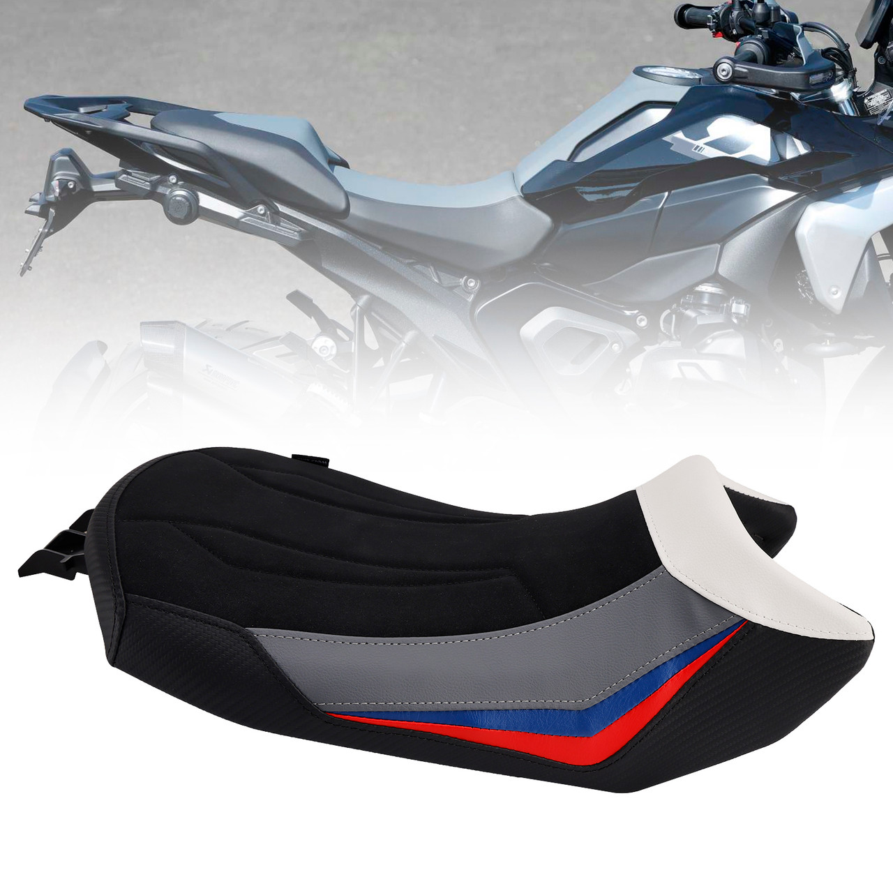 2024-2025 Bmw R1300Gs Rider Passenger Seat Front Rear Lower Cushion Gray Generic