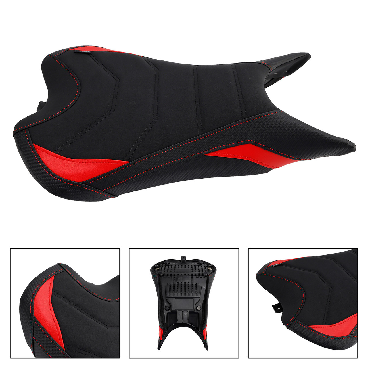 2023-2025 Triumph Street Triple 765R 765Rs Front Raider Seat Driver Cushion Pu Red Generic