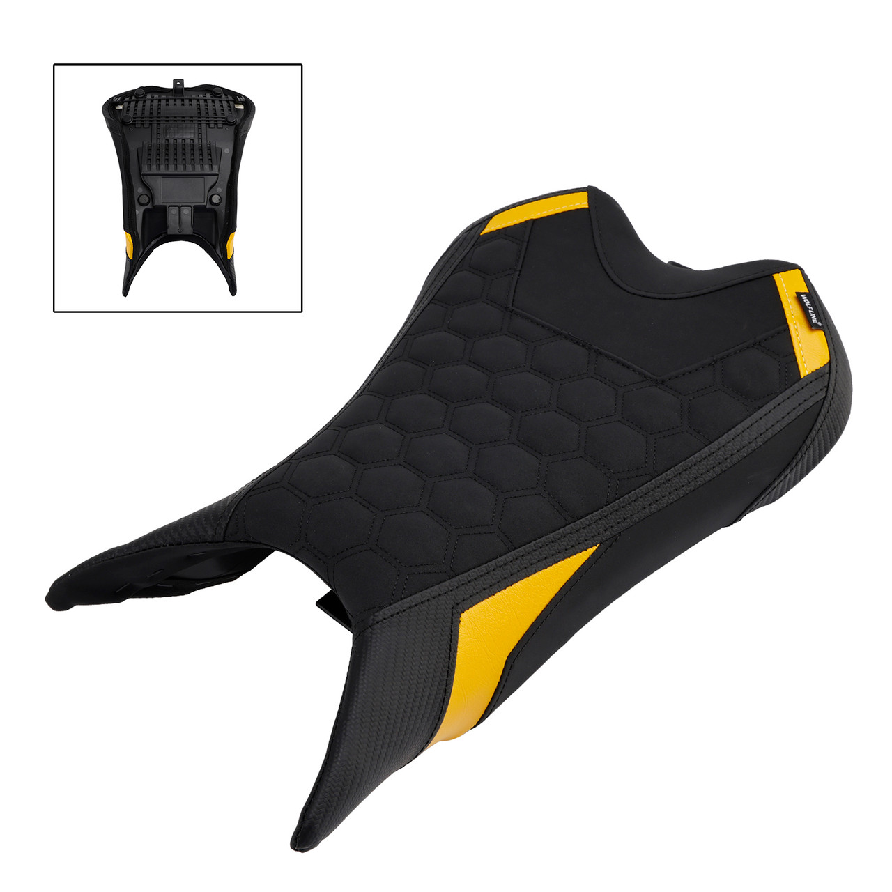 2023-2025 Triumph Street Triple 765R 765Rs Front Raider Seat Driver Cushion Pu Yellow A Generic