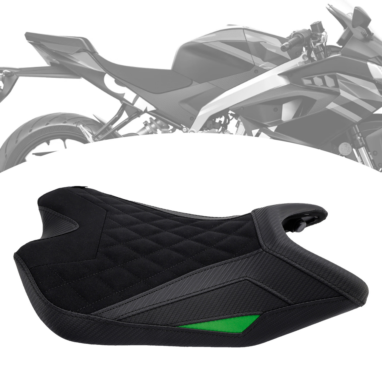 2024-2025 Aprilia Rs457 Front Raider Seat Driver Cushion Lower Green Generic