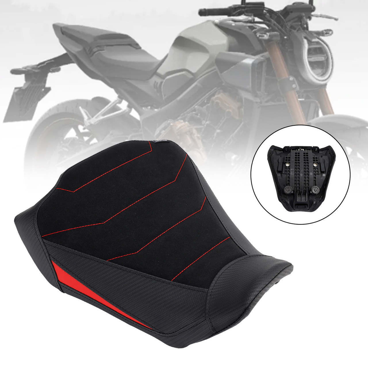 2024-2025 Aprilia Rs457 Front Raider Seat Driver Cushion Lower Red Generic