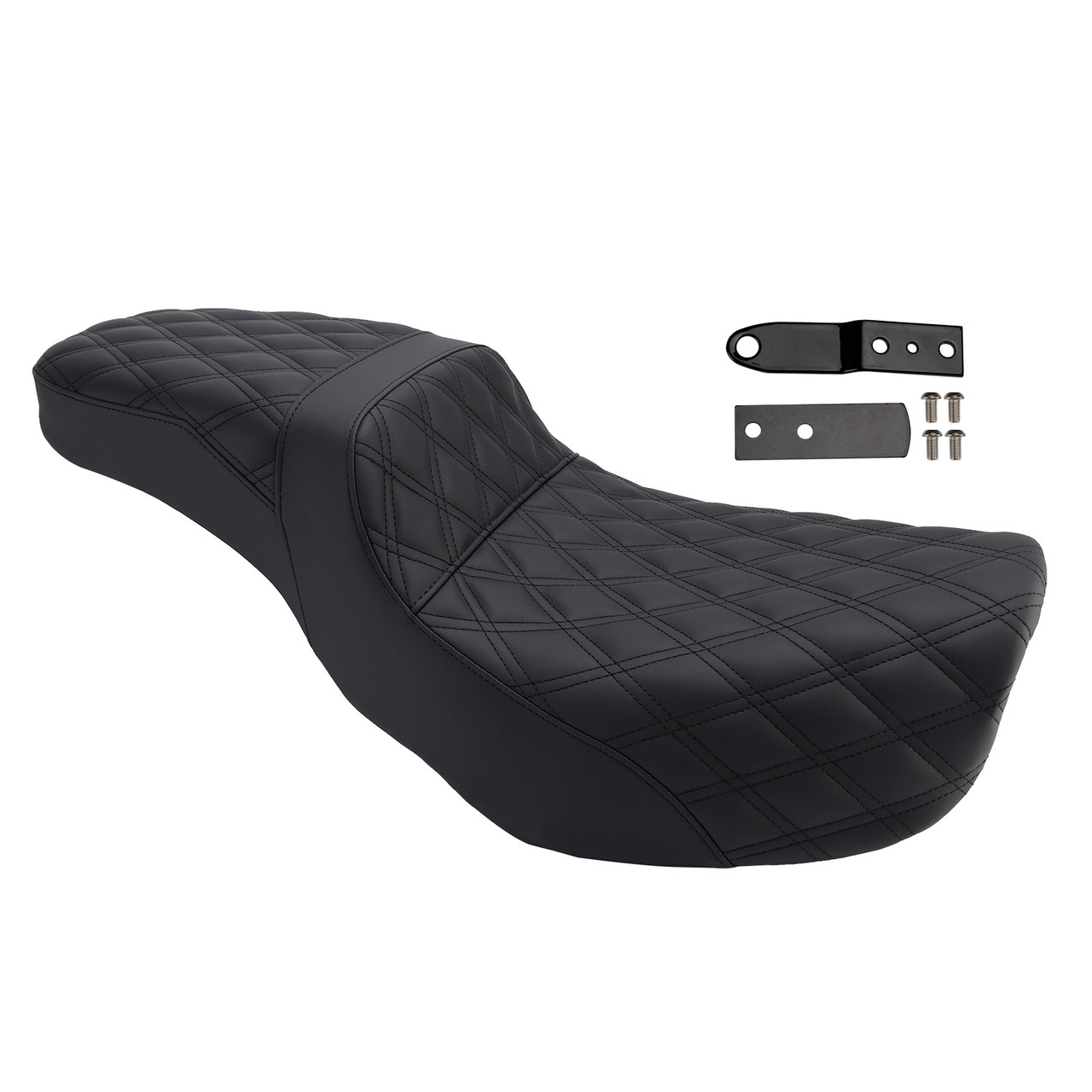 2006-2017 Dyna Fxd FLD Street Bob FXDB Fat Bob FXDF Rider Passenger Seat Front Rear Cushion Diamond Generic
