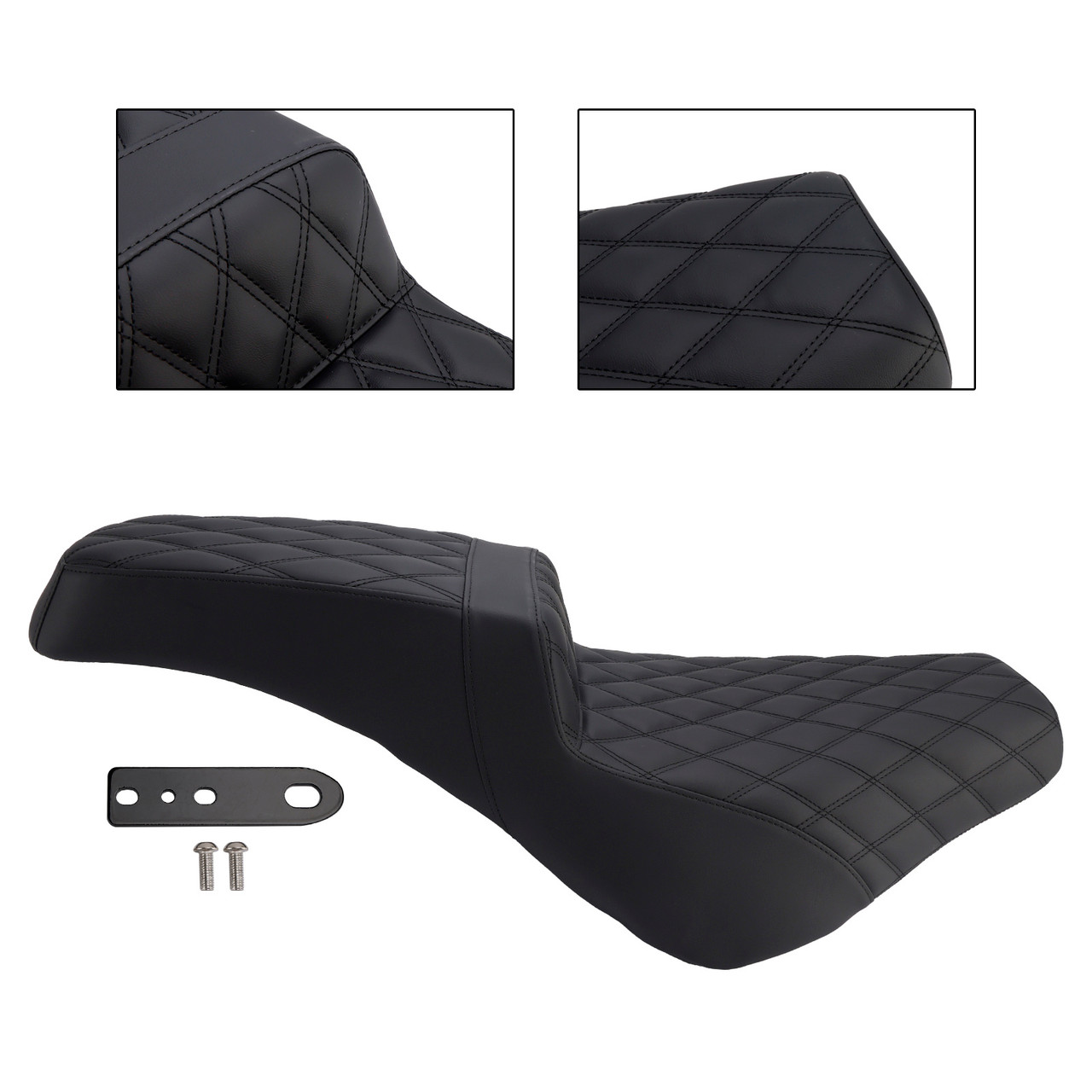 2018-2025 Heritage Classic 114 FLHC Rider Passenger Seat Front Rear Cushion Diamond Generic