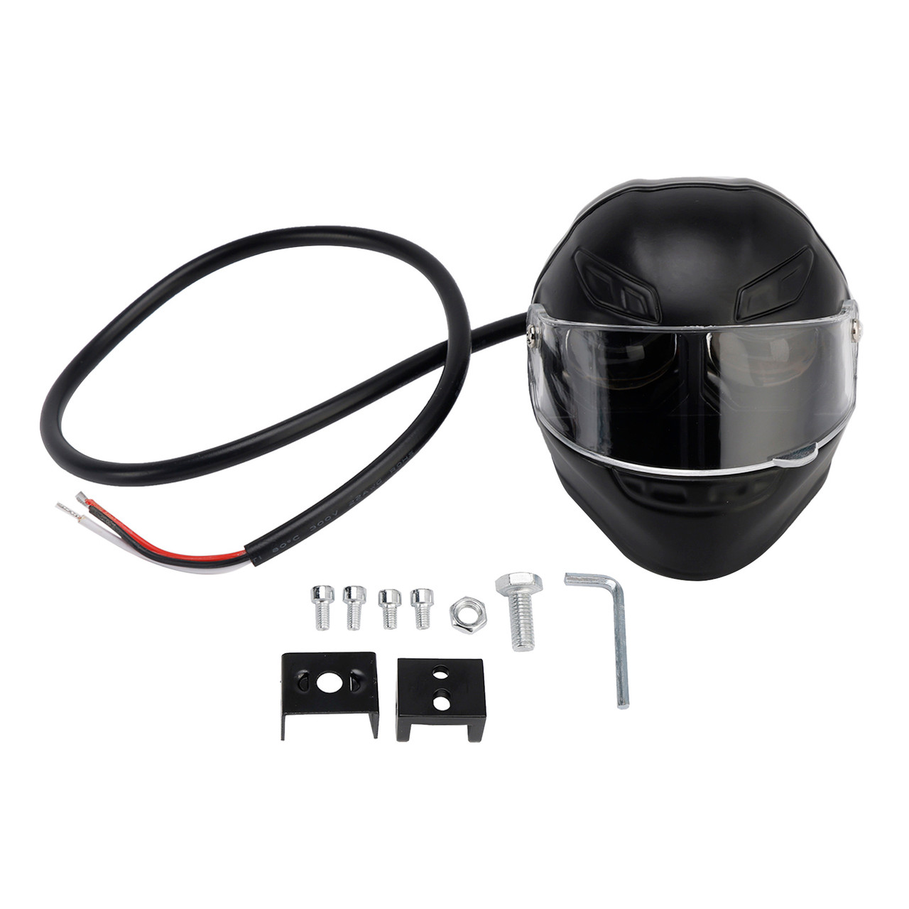 Electric Led Worklight Spotlight Waterproof Headlight 20W Helmet-Look For Motor