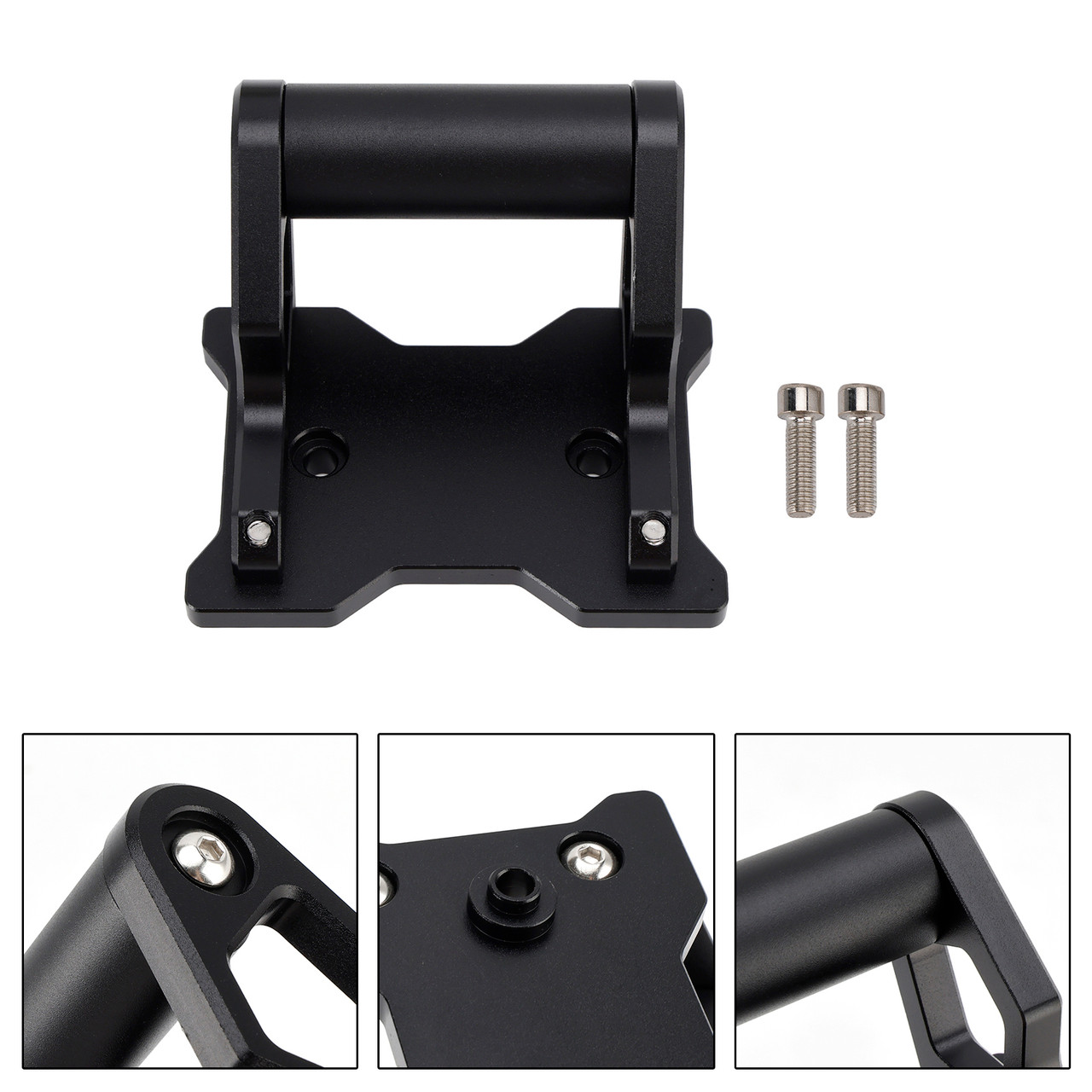 2024-2025 CF-MOTO 450MT Phone Navigation Bracket Gps Extension Bracket 22MM Black Generic
