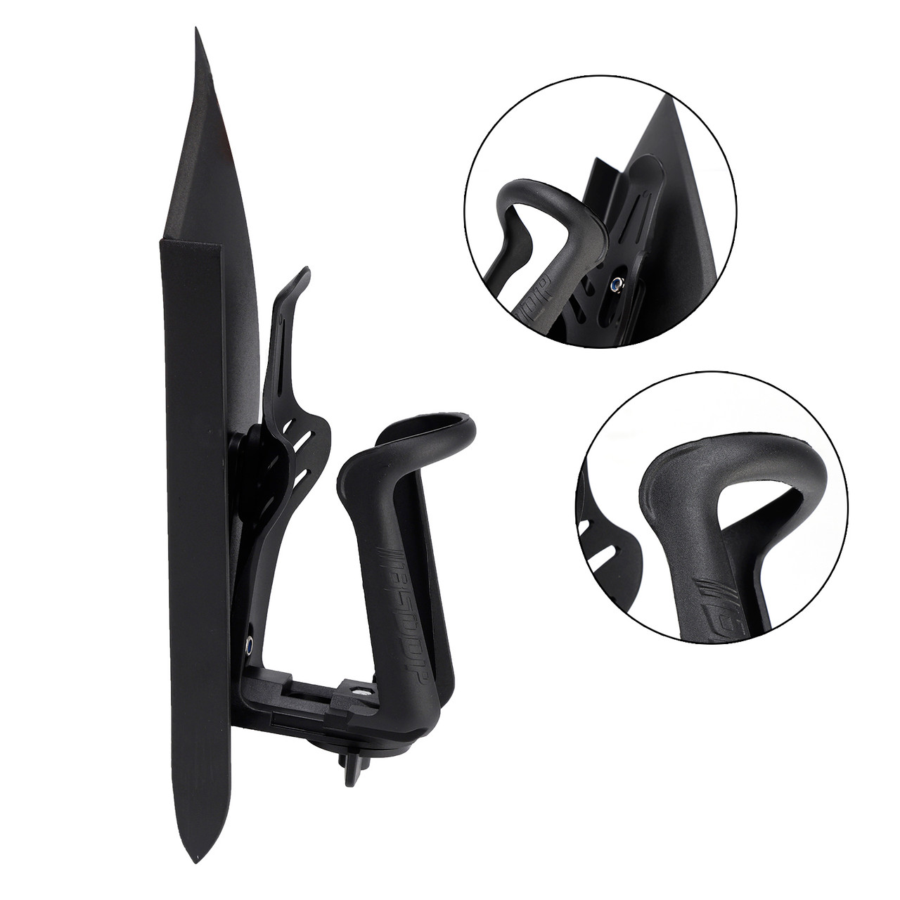 2020-2024 Yamaha T-Max 560 Adjustable Handlebar Cup Holder Bottle Mount Bracket Black Generic