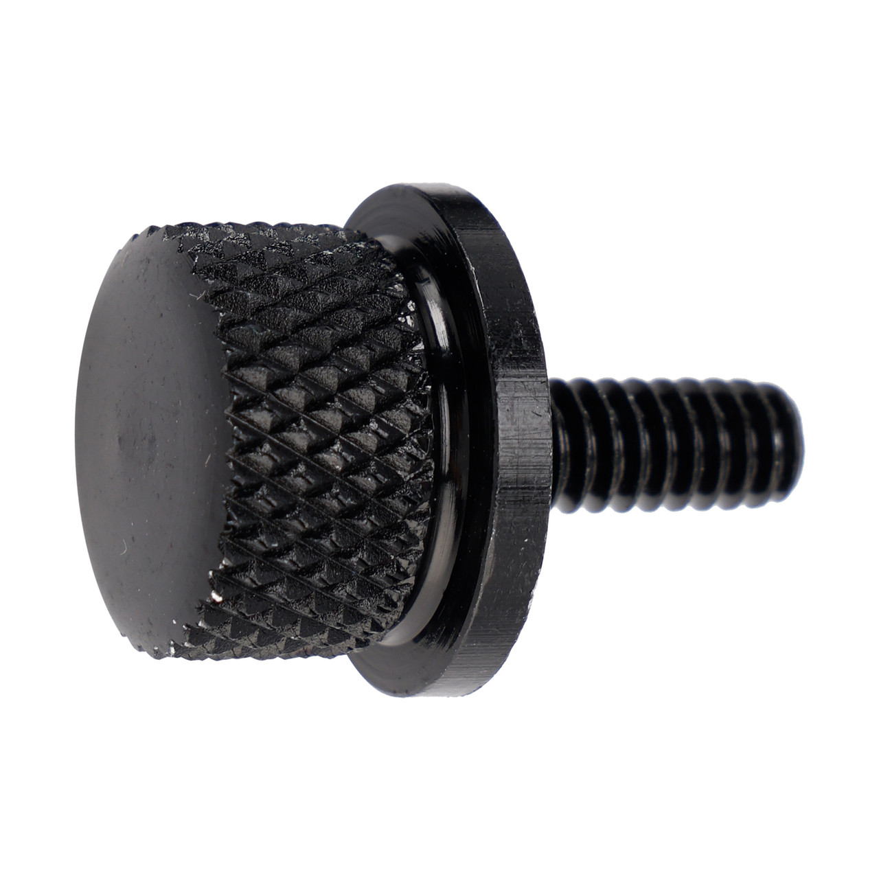 1996-2023 Touring Softail Dyna Sportster Model 1/4-20 Knurled Seat Bolt Screw Black Generic