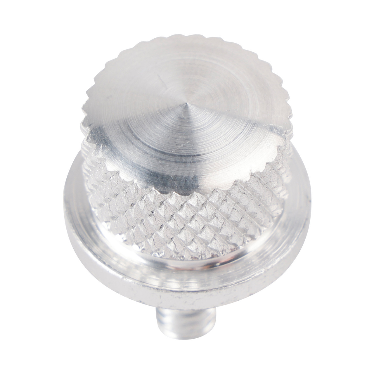 1996-2023 Touring Softail Dyna Sportster Model 1/4-20 Knurled Seat Bolt Screw Silver Generic