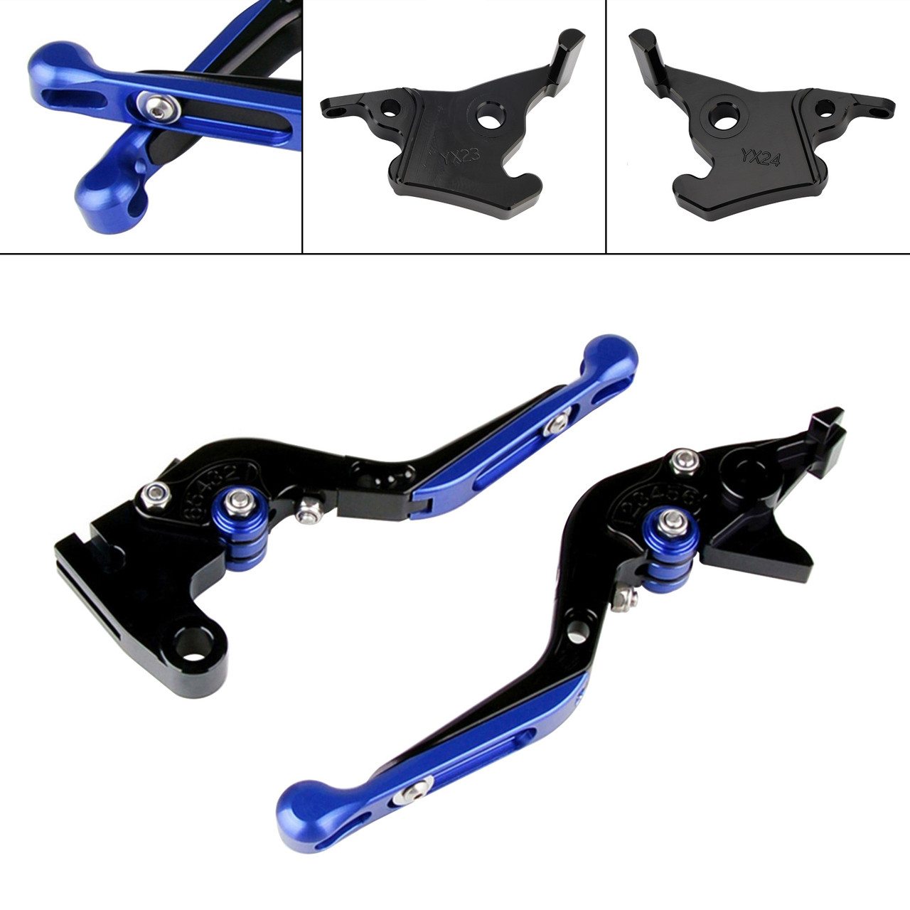 2023-2025 YAMAHA XMAX 300 Adjustable Clutch Brake Lever Blue Generic