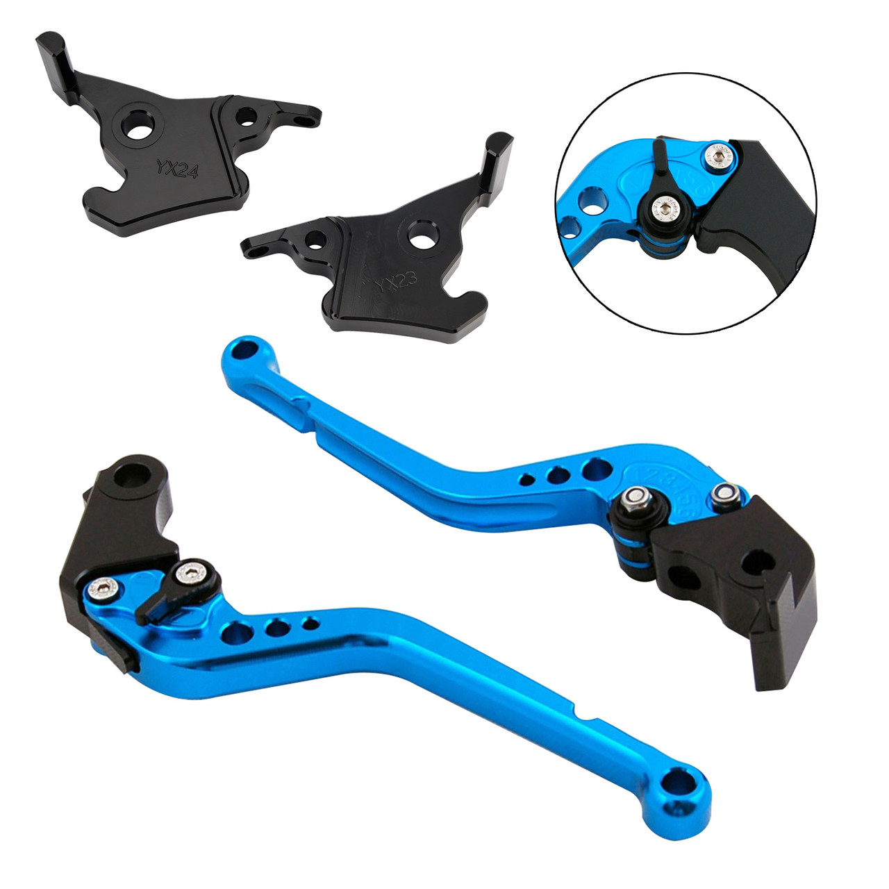 2023-2025 YAMAHA XMAX 300 Long Clutch Brake Lever Black Generic