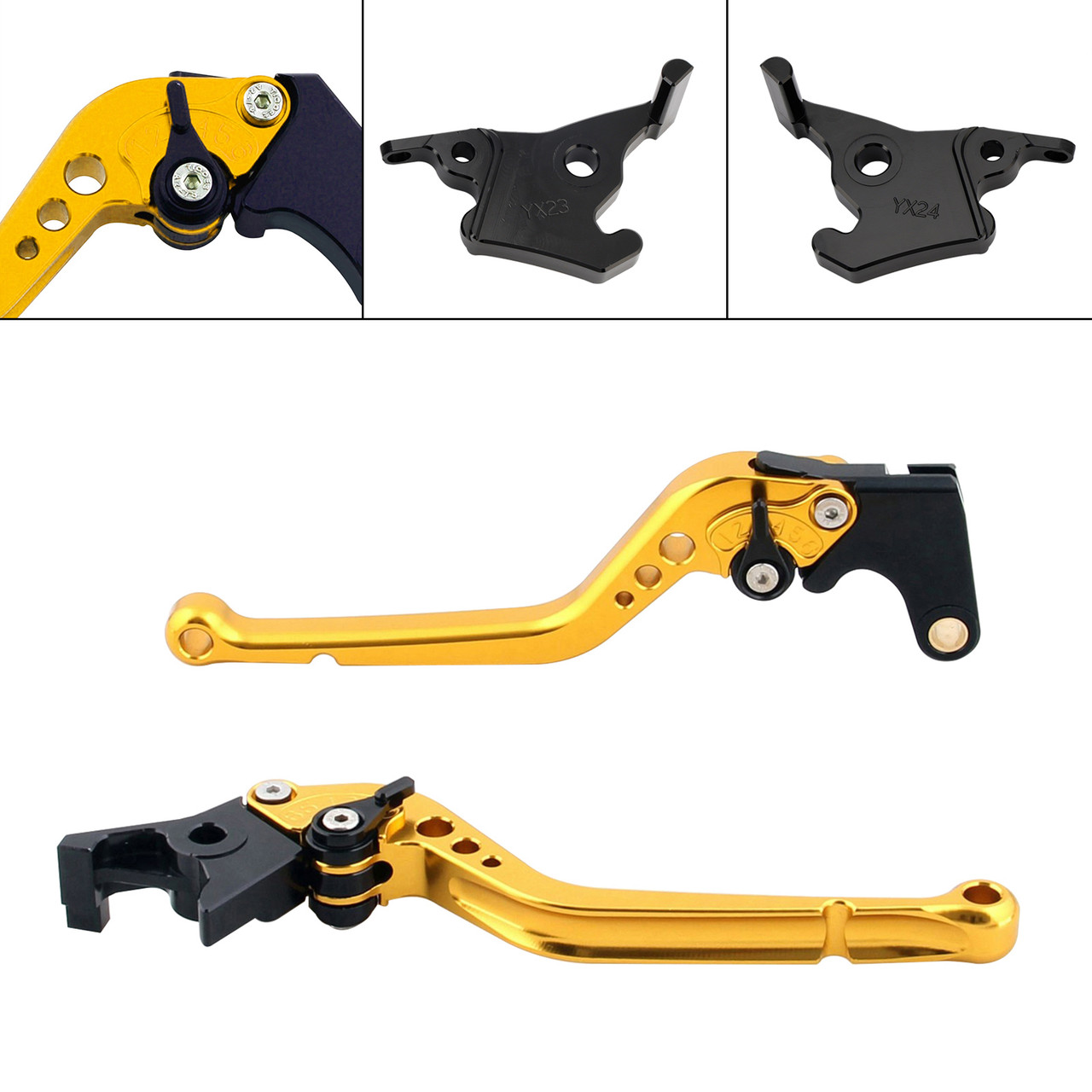 2023-2025 YAMAHA XMAX 300 Long Clutch Brake Lever Gold Generic