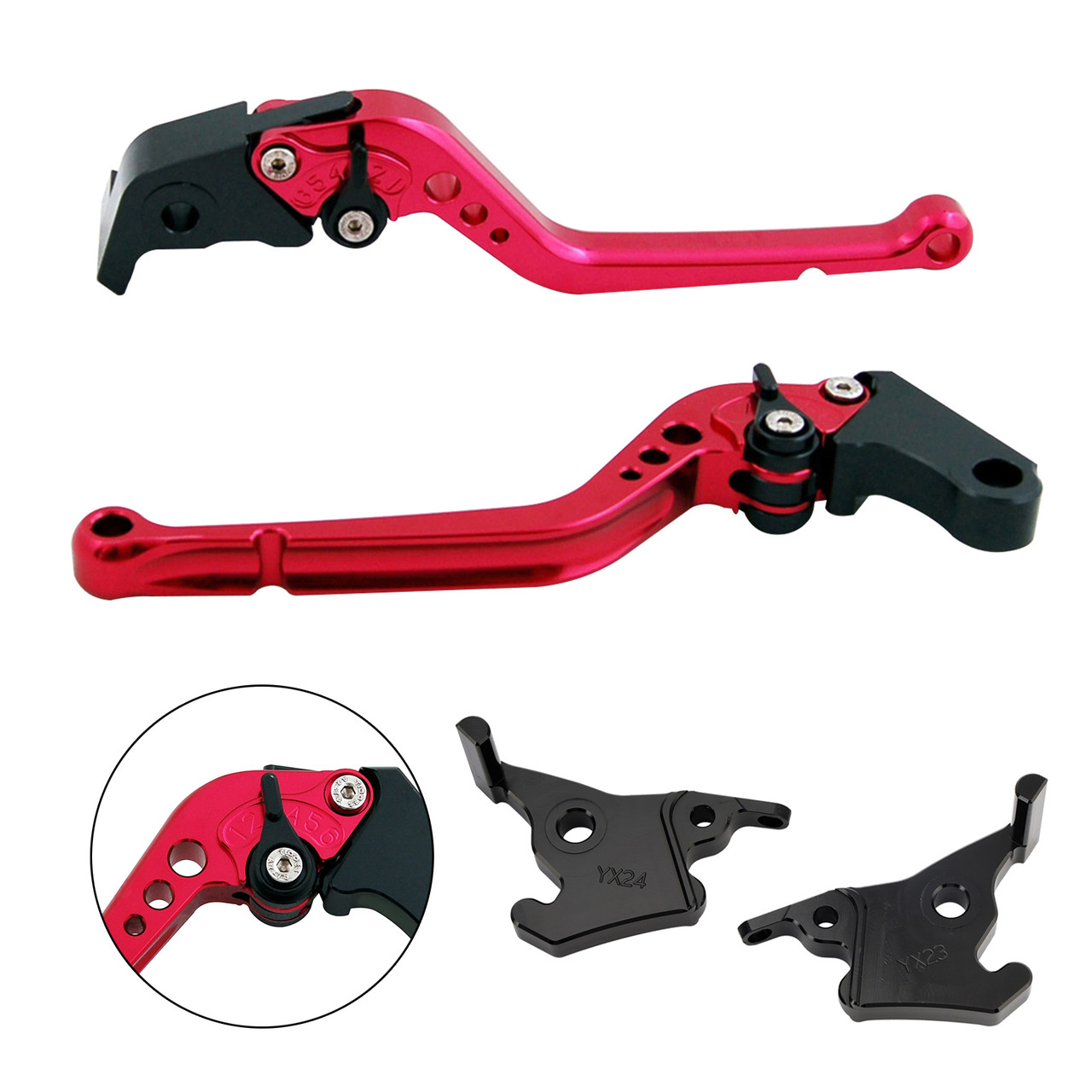 2023-2025 YAMAHA XMAX 300 Long Clutch Brake Lever Gold Generic