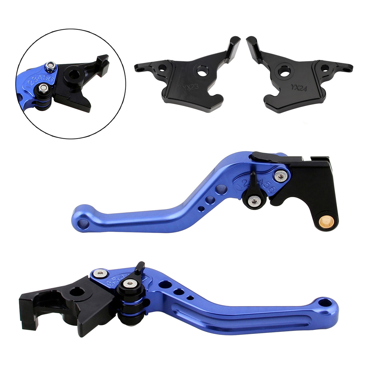 2023-2025 YAMAHA XMAX 300 NEW Short Clutch Brake Lever Black Generic