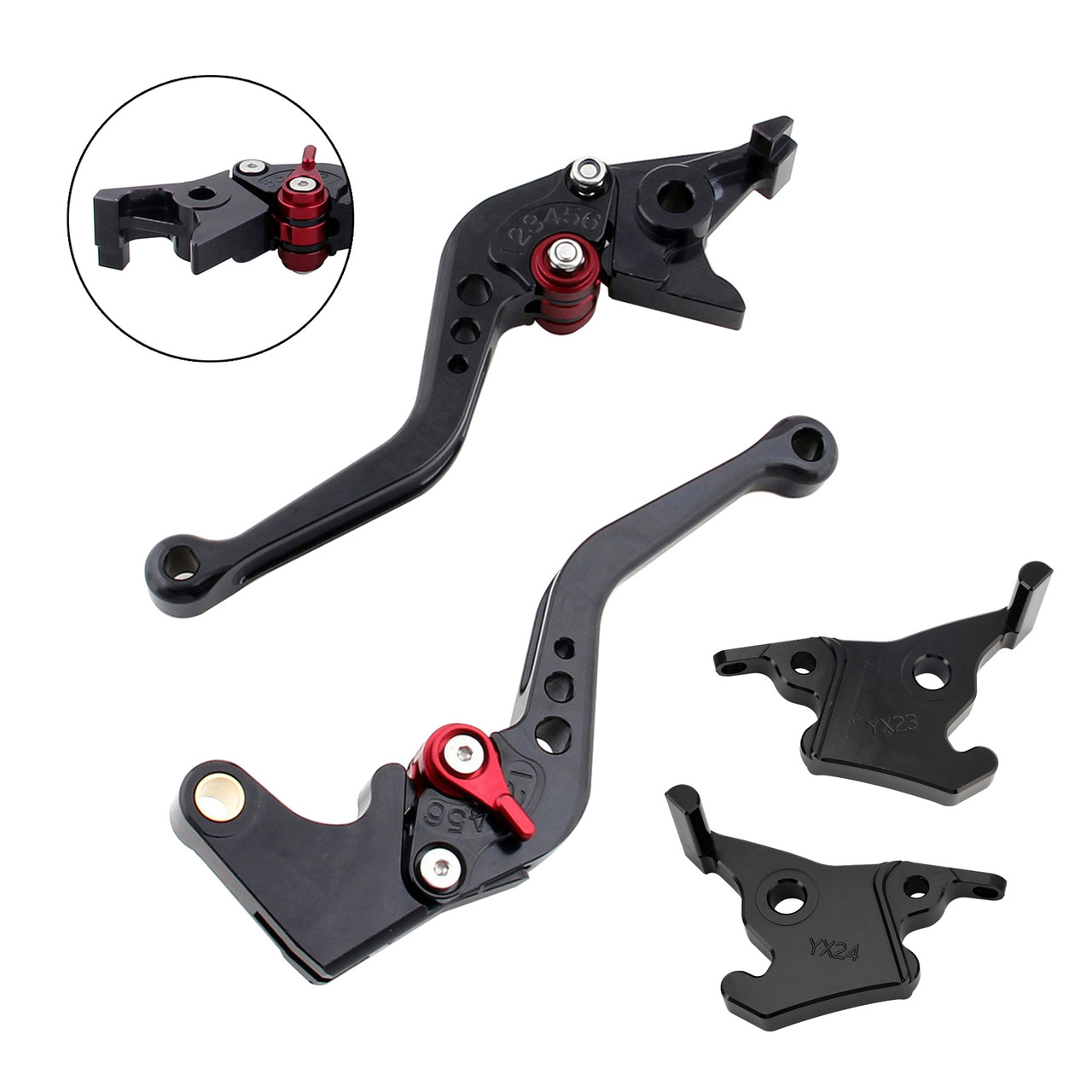 2023-2025 YAMAHA XMAX 300 NEW Short Clutch Brake Lever Black Generic